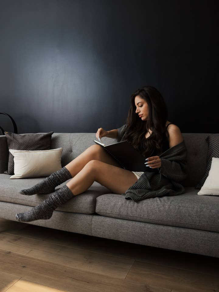 Leto Accessories - Wholesale Socks - Women's - Pastel Dreams Slouchy Knit Socks - Casual Knitwear 🧦1