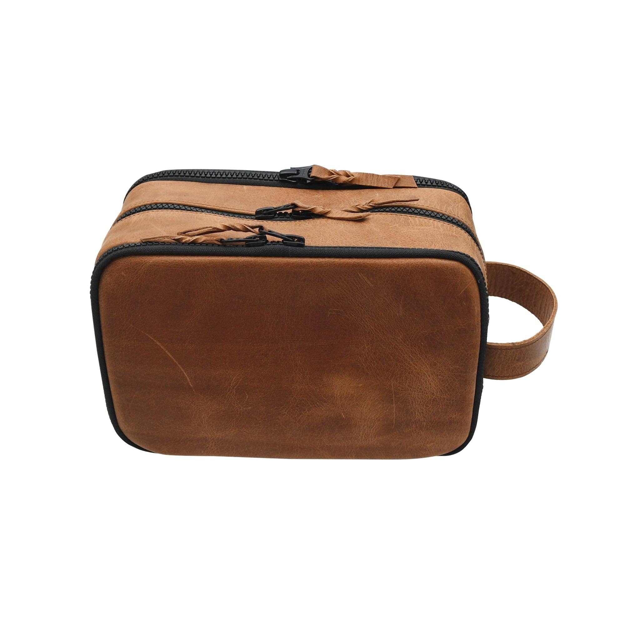 USA Leather Shop - Wholesale Toilettas - Heren - Benjamin Leren Toilettas – Reizenvriendelijk & Stijlvol2