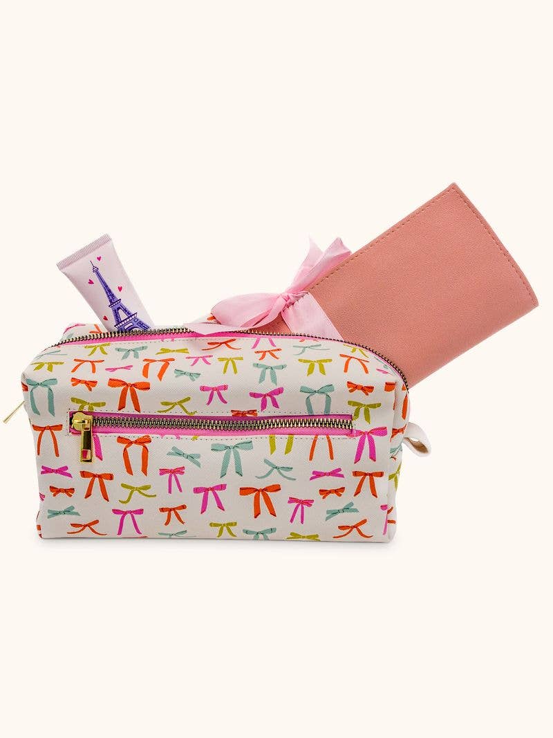 Studio Oh! - Wholesale Makeup/Cosmetic Bag - Put a Bow on It Loaf Cosmetic Pouch2