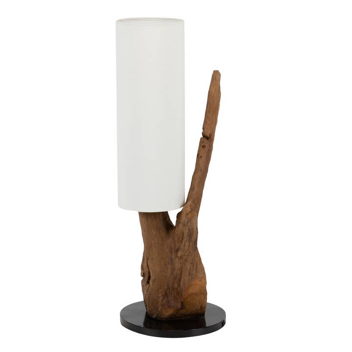 Bordslampa i trä Cebu 40x30x70 cm för wholesale av Ethan Chloe - GARPE GROUP - GARCIA PÉREZ Y CÍA S.L.