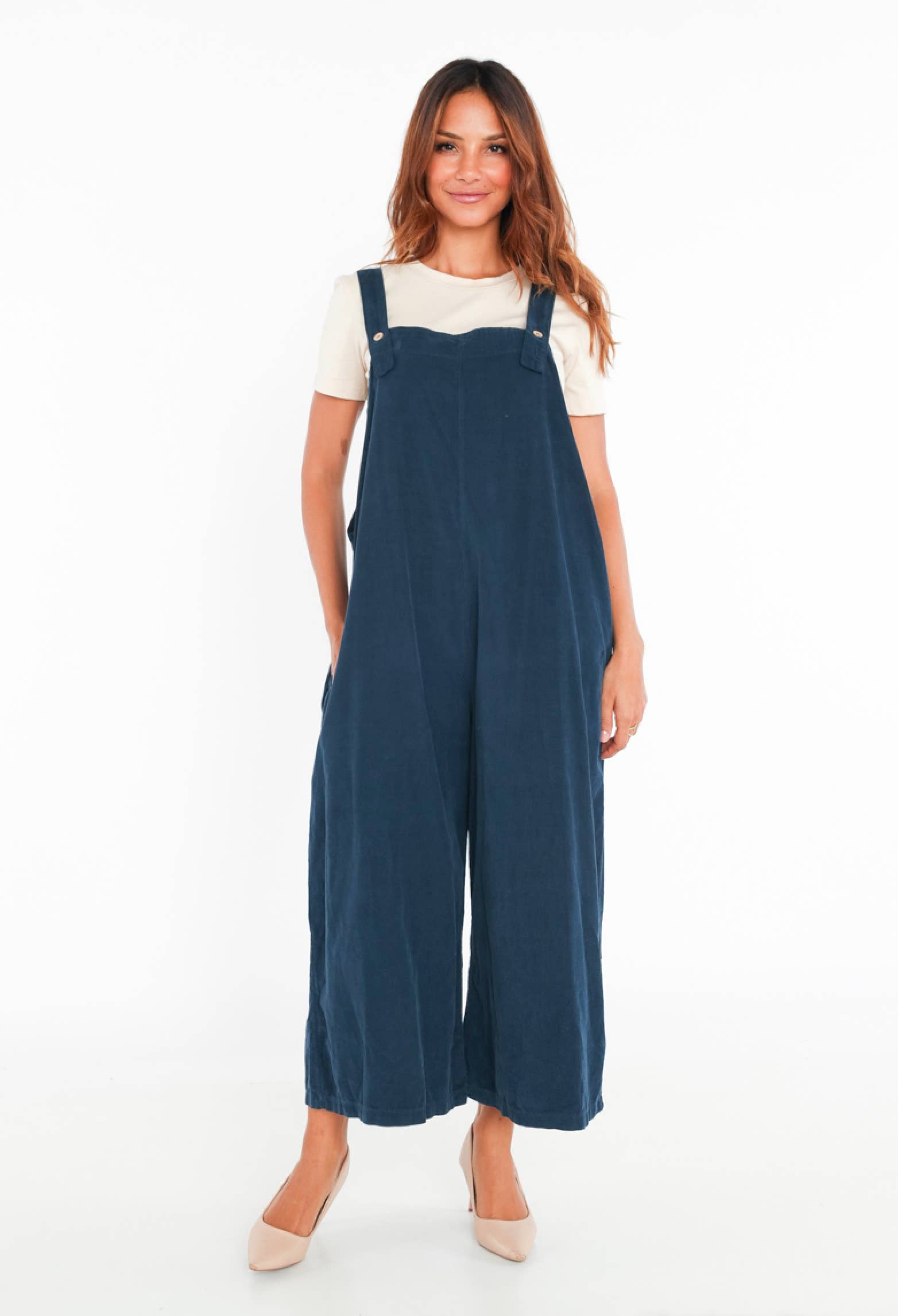 Happy look - Wholesale Overalls - Women's - Women's Corduroy Overalls – Casual Style14