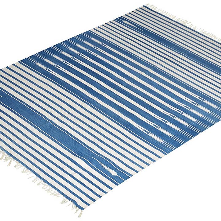 Jodhpur Regal Haveli Stripes Handwoven Area Rug for wholesale by Jaipur RugHauz