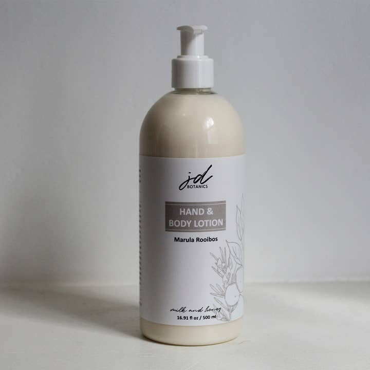 JDBotanics - Wholesale Body Cream/Lotion - marula rooibos botanical body lotion (16.9 fl oz / 500ml)