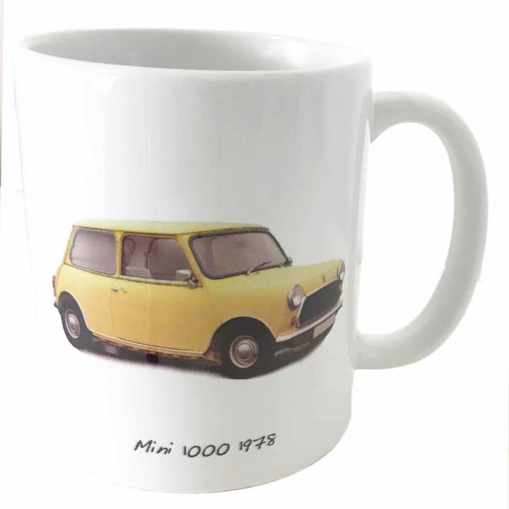 Mini 1000 1978 (Yellow) - 11oz Printed Ceramic Mug for wholesale by Witherden's Workshop