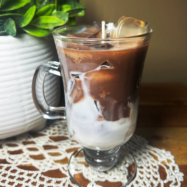 Val Viola Candles - Wholesale Jar/Filled Candle - Iced Latte Coffee Candle | Gel and Soy Wax0