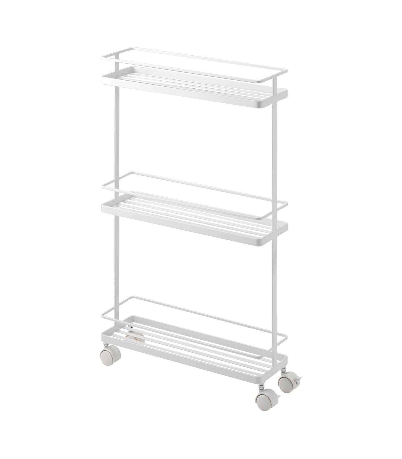 Yamazaki Home - Wholesale Free Standing Shelf - Tower Rolling Cart - Steel