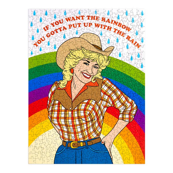 THE FOUND - Wholesale Puzzle - Adult - Dolly Cowgirl Rainbow Puzzle3