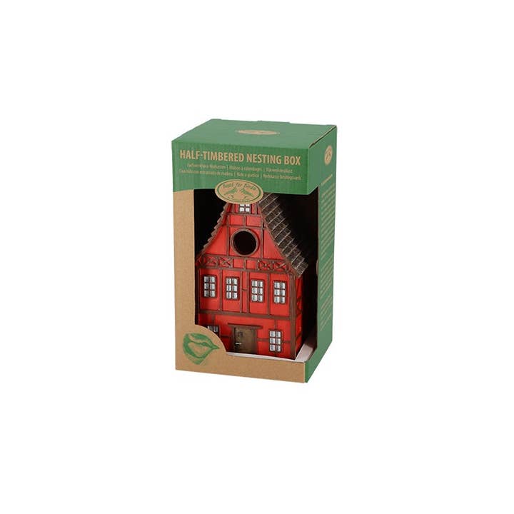 NACH - Wholesale Bird House - Half-Timbered Nesting Box2