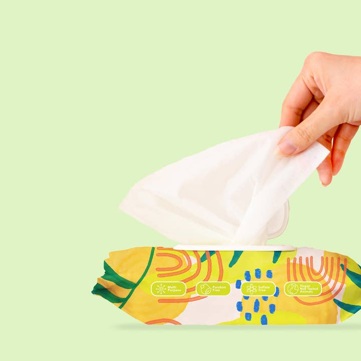 Almost Famous - Wholesale Face & body wipes - Hygenius 50-pack Sanitizing Wipes1