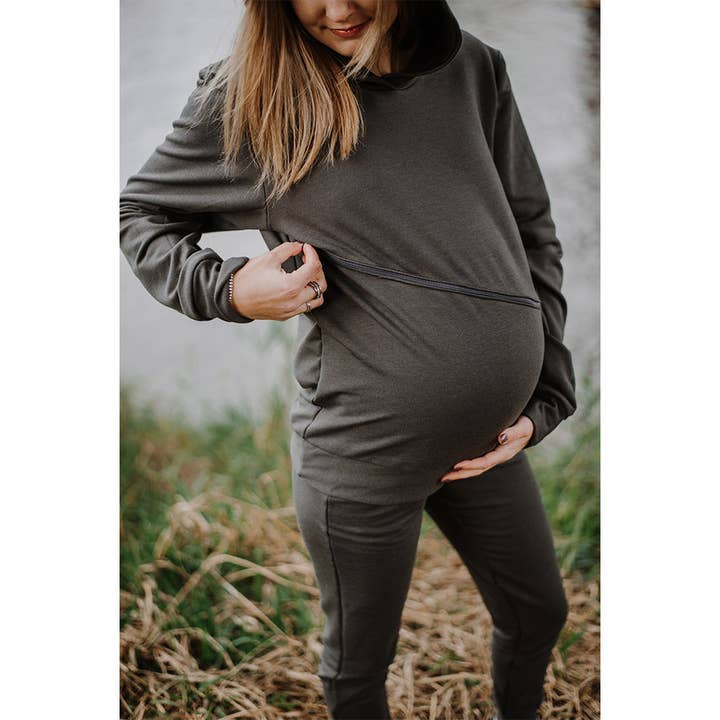 New Genes Maternity - Wholesale Hoodie - Women's - Hayden Nursing Hoodie1