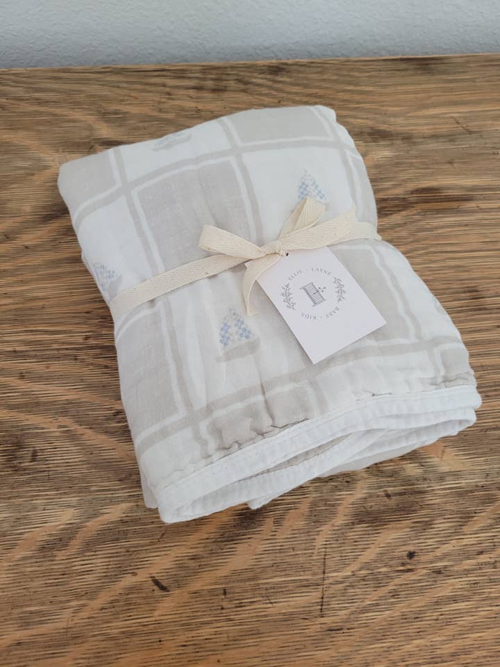 Edredón de Veleros Edredón de Gasa de 6 Capas para venta al por mayor de Ellie and Layne