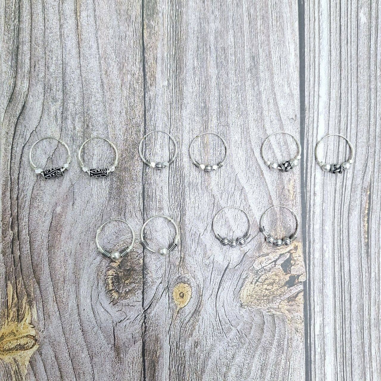 Hecho a mano - Wholesale Hoop Earrings - Indian hoop earring M.2