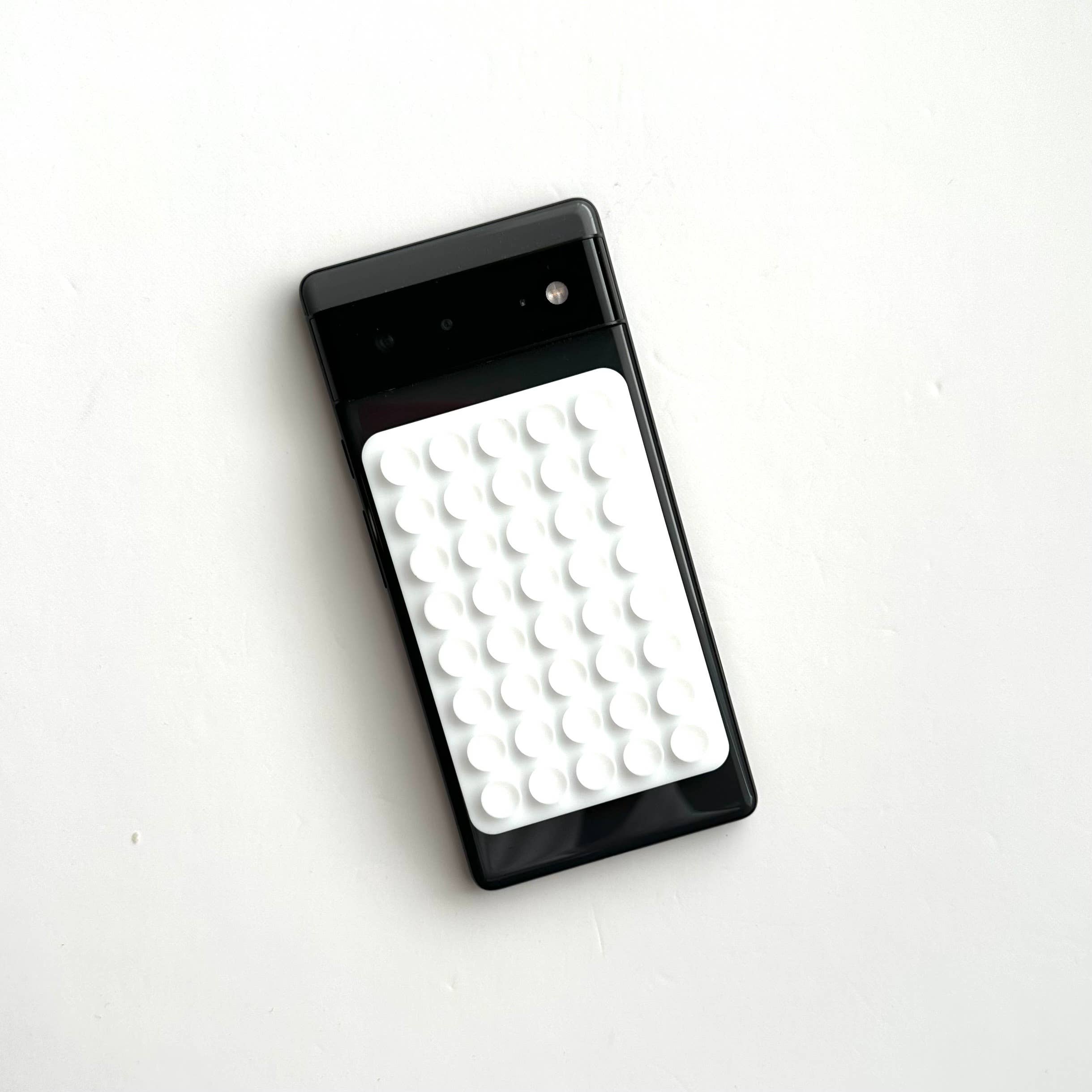 iconic mi - Wholesale Phone Grip - Phone Sticky Grip 2 Sided Silicone Suction Pad White0