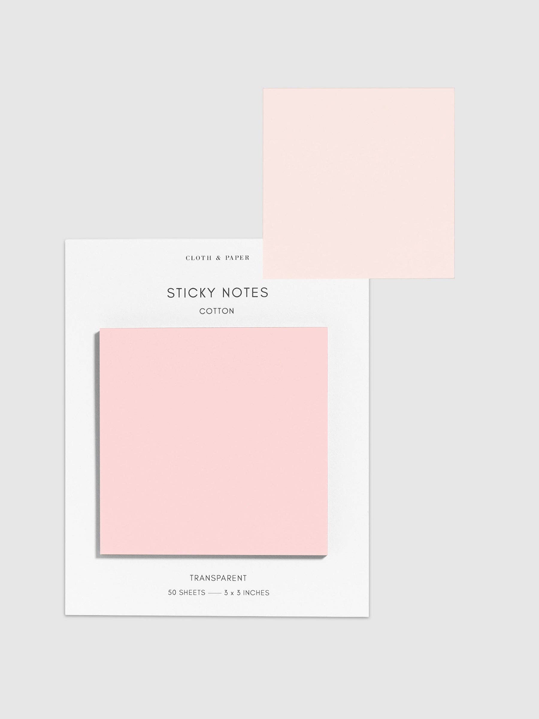 Cloth & Paper - Wholesale Sticky Notes - Transparent Sticky Notes3