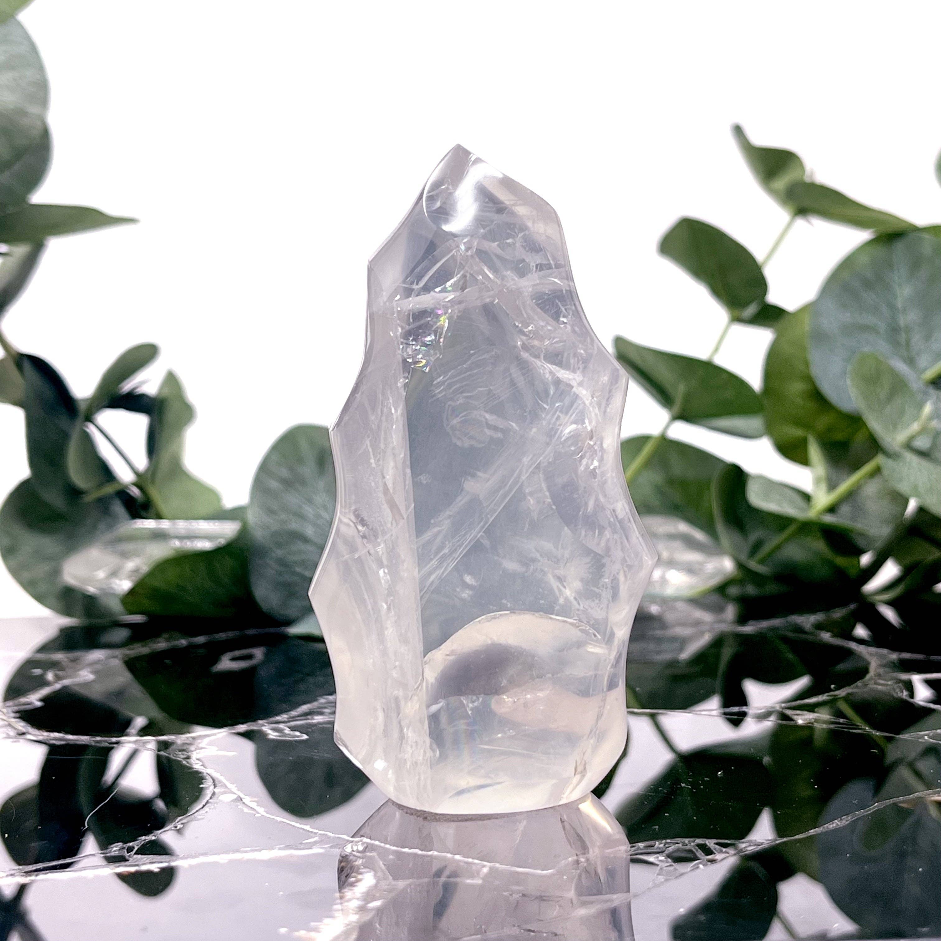 The Crystal Tabby - Wholesale Spiritual Stone/Crystal - Girasol Flame 1
