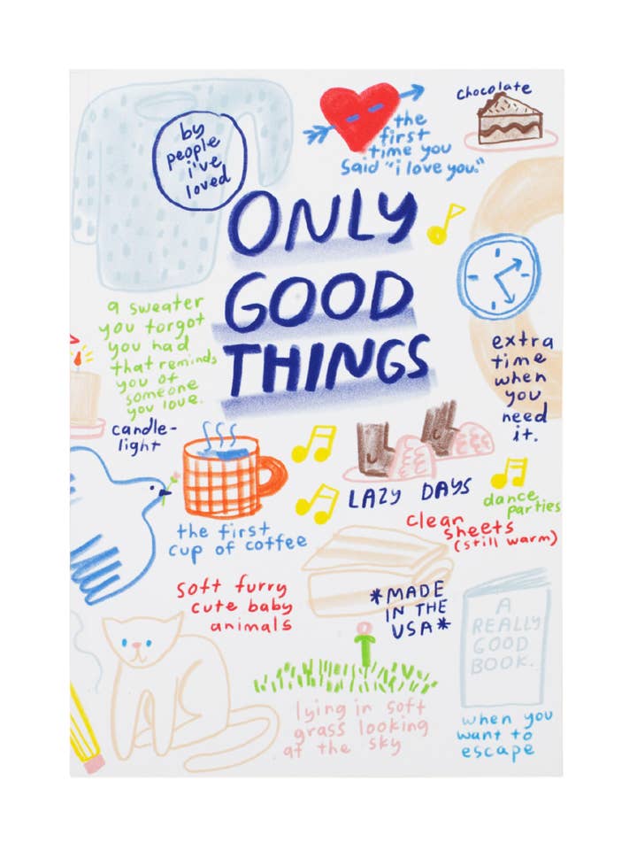 Only Good Things Notebook - Etui van 5 notitieboekjes voor wholesale door People I've Loved