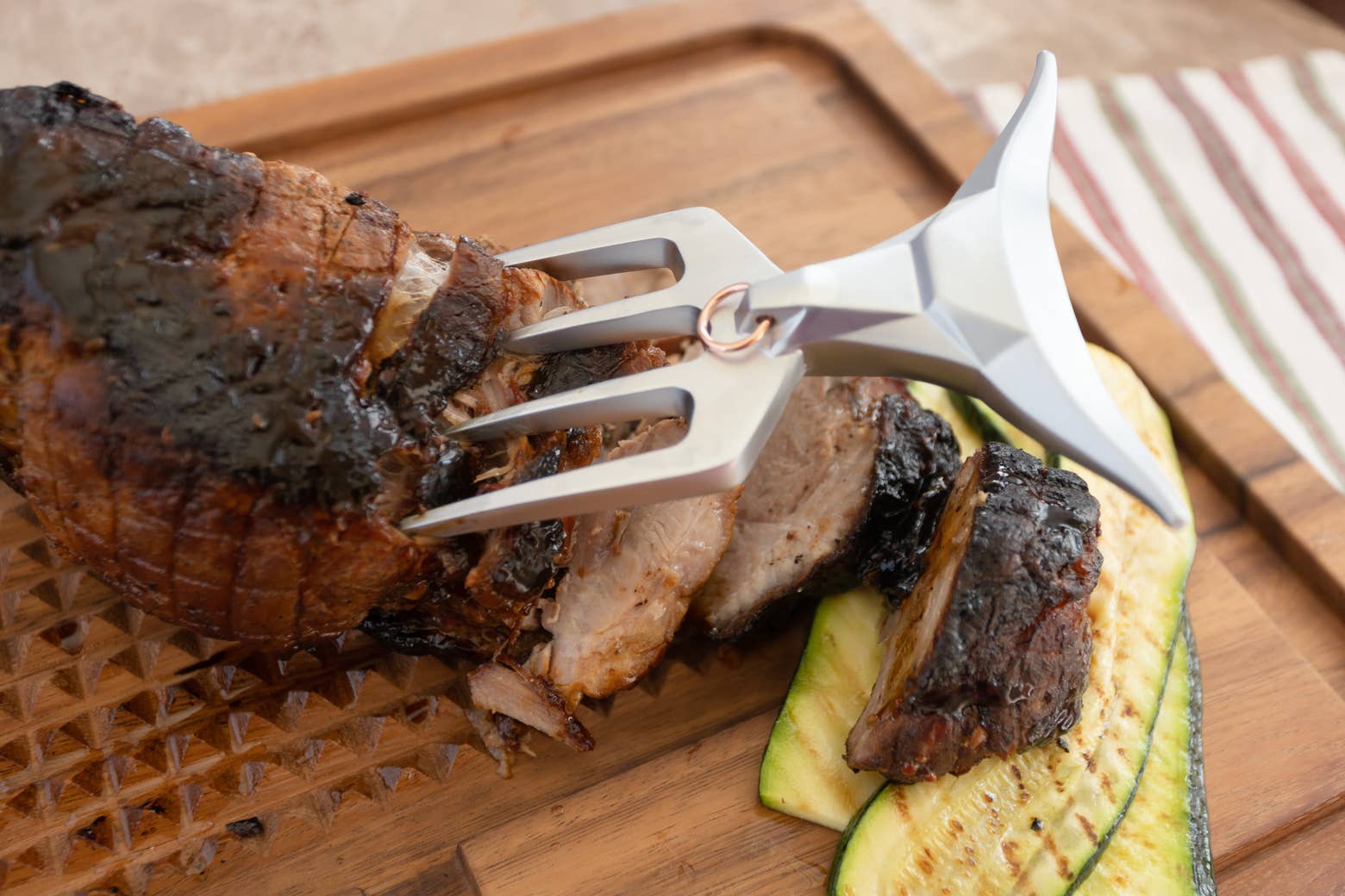 Fox Run Brands - Wholesale Kitchen Fork - Outset El Matador Meat Fork, Stainless Steel, 7" x 4.75"3