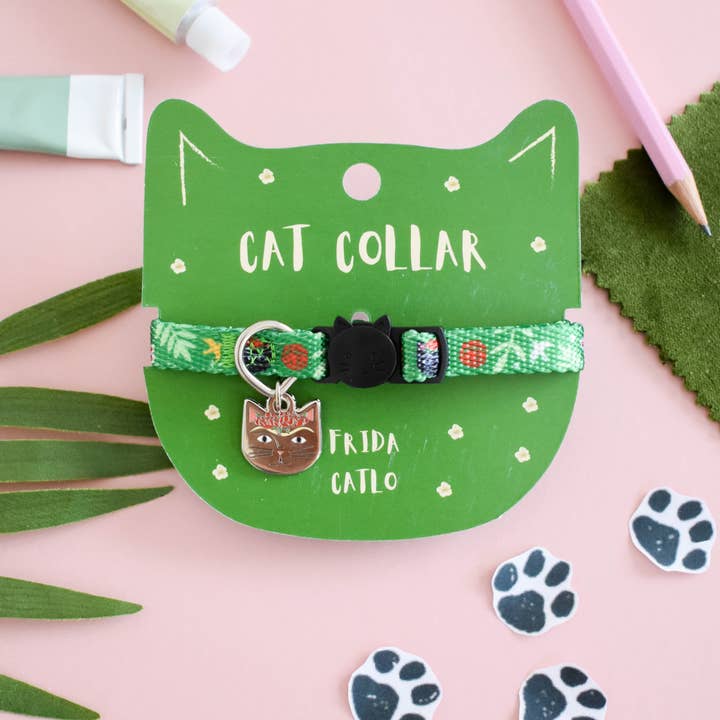 Niaski - Wholesale Pet Collar - Cat - Frida Catlo Artist Cat Collar
