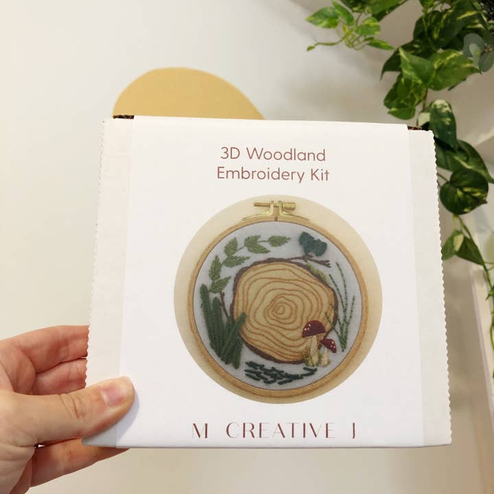 MCreativeJ - Wholesale Embroidery/Cross Stitch Supplies - 3D Woodland - Advanced Hand Embroidery DIY Craft Kit4