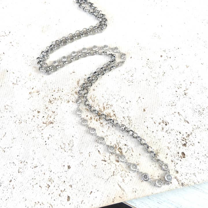 VB&CO Designs Handmade Jewelry - Wholesale Link & Chain Necklace - Long layering rolo chain necklaces