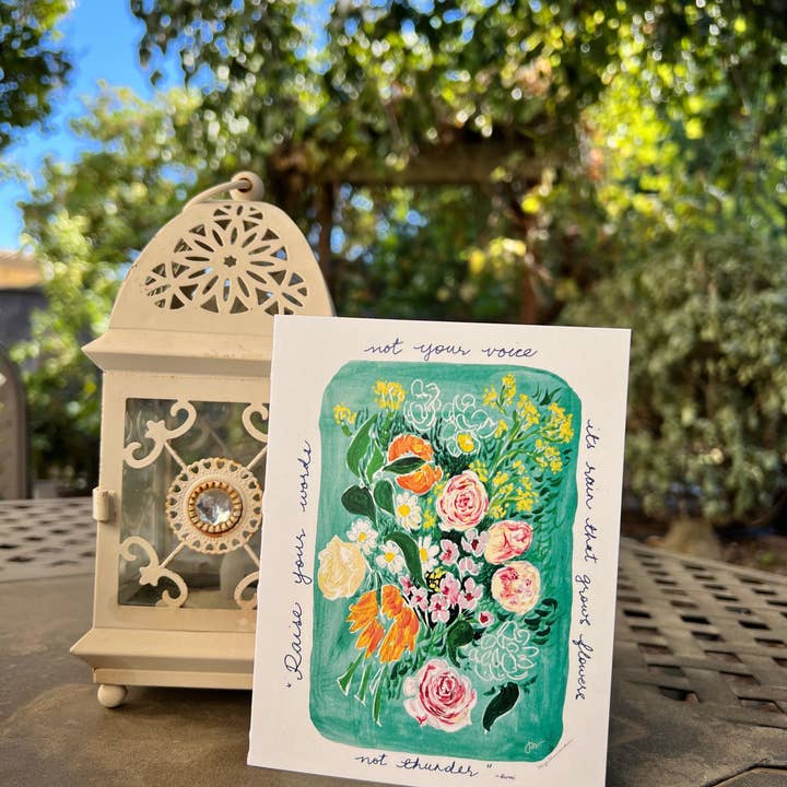 PriyaOriginalsArt - Wholesale Stationery/Notecard Set - Raise Your Words - Note cards0