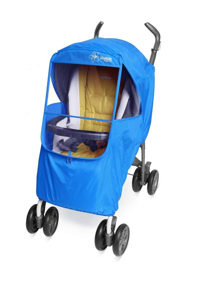 Elegance Plus Stroller Weather Shield (Blue) for wholesale by Manito