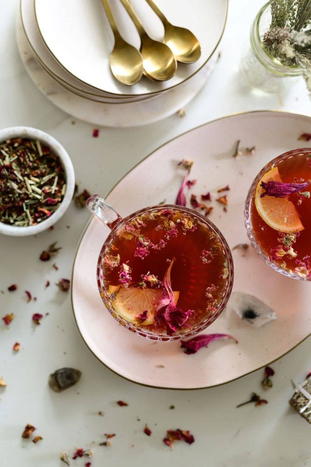 Botanica Teas - Wholesale Loose Tea - Rosy Tisane | Rosehip & Hibiscus Herbal Tea Blend4