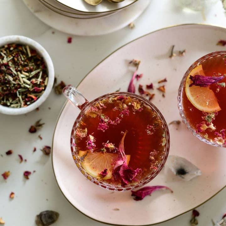 Botanica Teas - Wholesale Loose Tea - Rosy Tisane | Rosehip & Hibiscus Herbal Tea Blend4