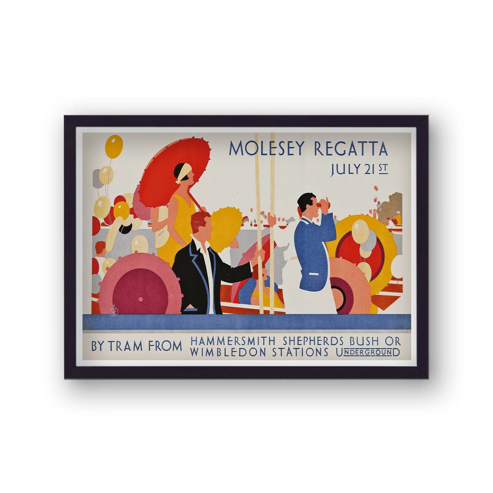 Gallery Print and Art – wholesale Art print – Vintage London Transport Moseley Regatta No2 Print0