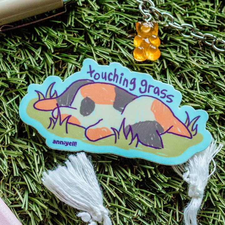 Adesivo com corte em relva tocante por atacado de anniyell