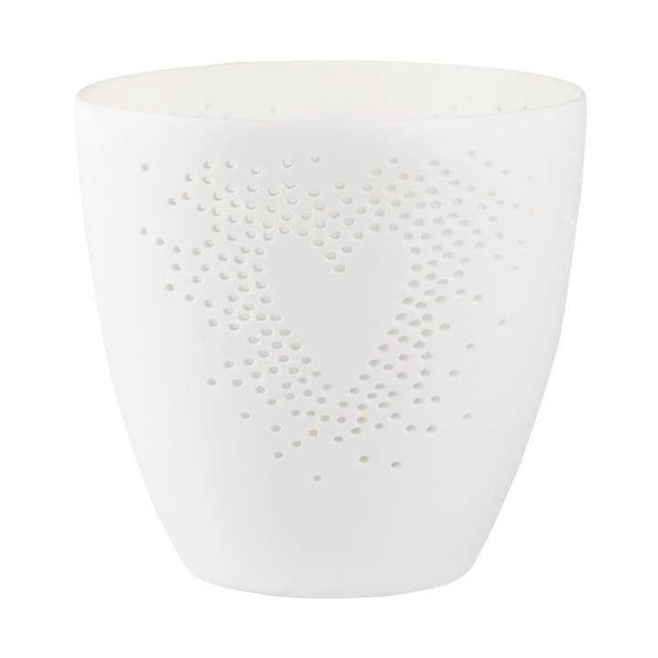 Poetry Tealight Holder with Heart Design for wholesale by Räder