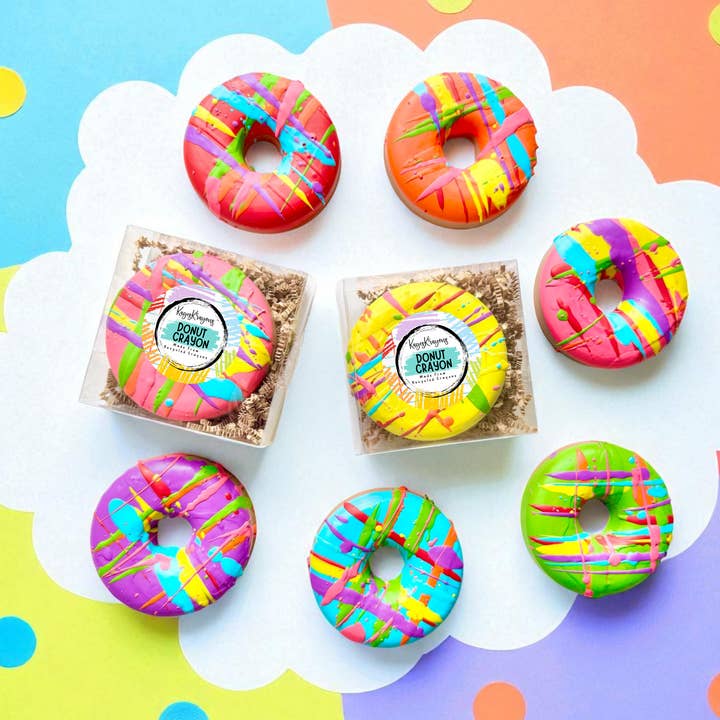 KagesKrayons - Wholesale Gag Gift/Novelty Gift - Jumbo Recycled Donut Crayon1