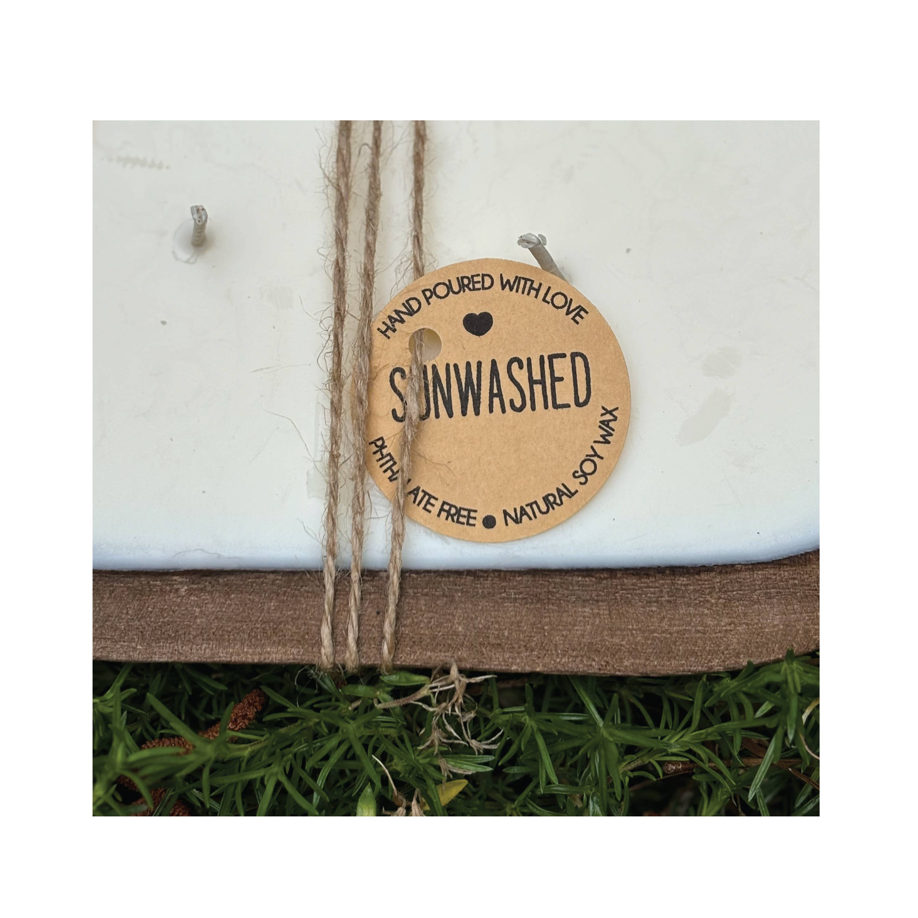 Be The Light Candle Co. - Wholesale Jar/Filled Candle - Sunwashed Scented Soy Dough Bowl - Citrus Scented Candle 2