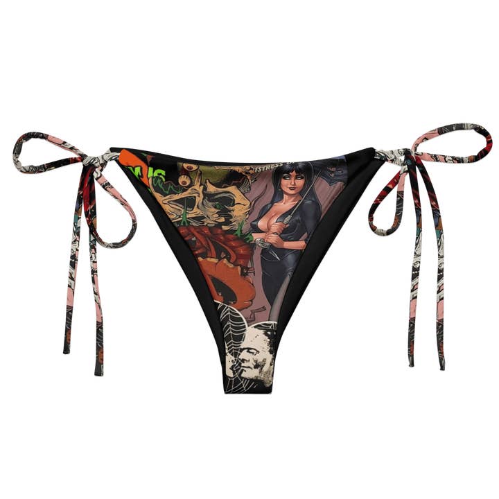 Bas de bikini string Halloween Horrors pour la vente par Goth Cloth Co.