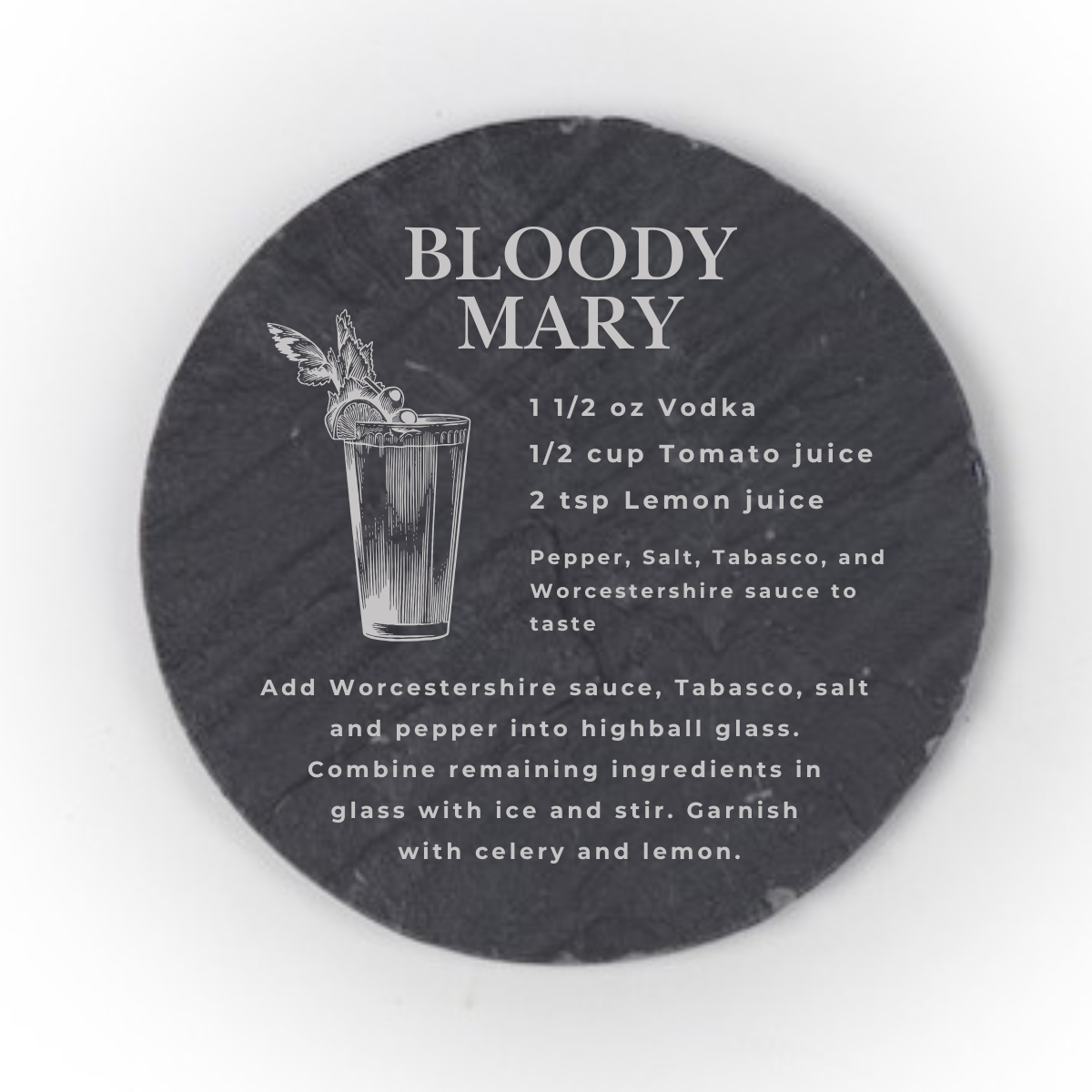 Nautically Northern - Wholesale Coasters - Classic Cocktail Recipe Coasters | Wood & Slate Bar Coasters20