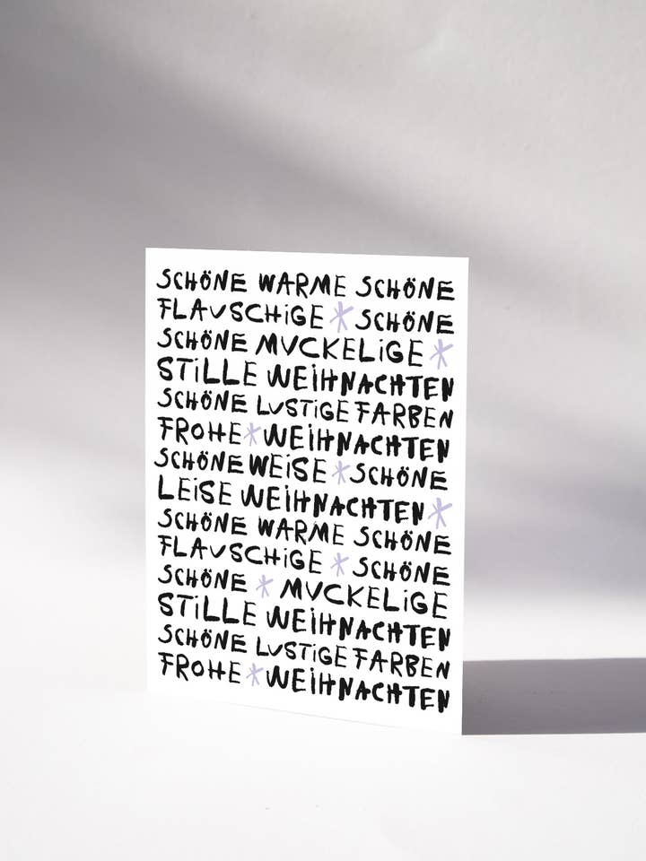 Postcard/ Postcard — Muckelige Christmas/ Christmas for wholesale by MARI&ANNE