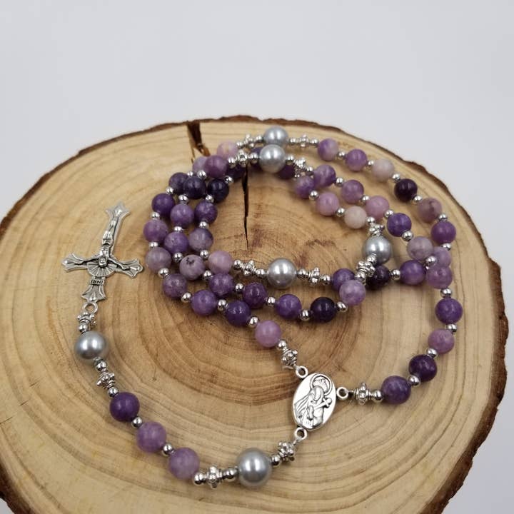 CHAKRA JEWELRY – wholesale Pendant/charm necklace – Natural Stone Bead Cross Necklace6