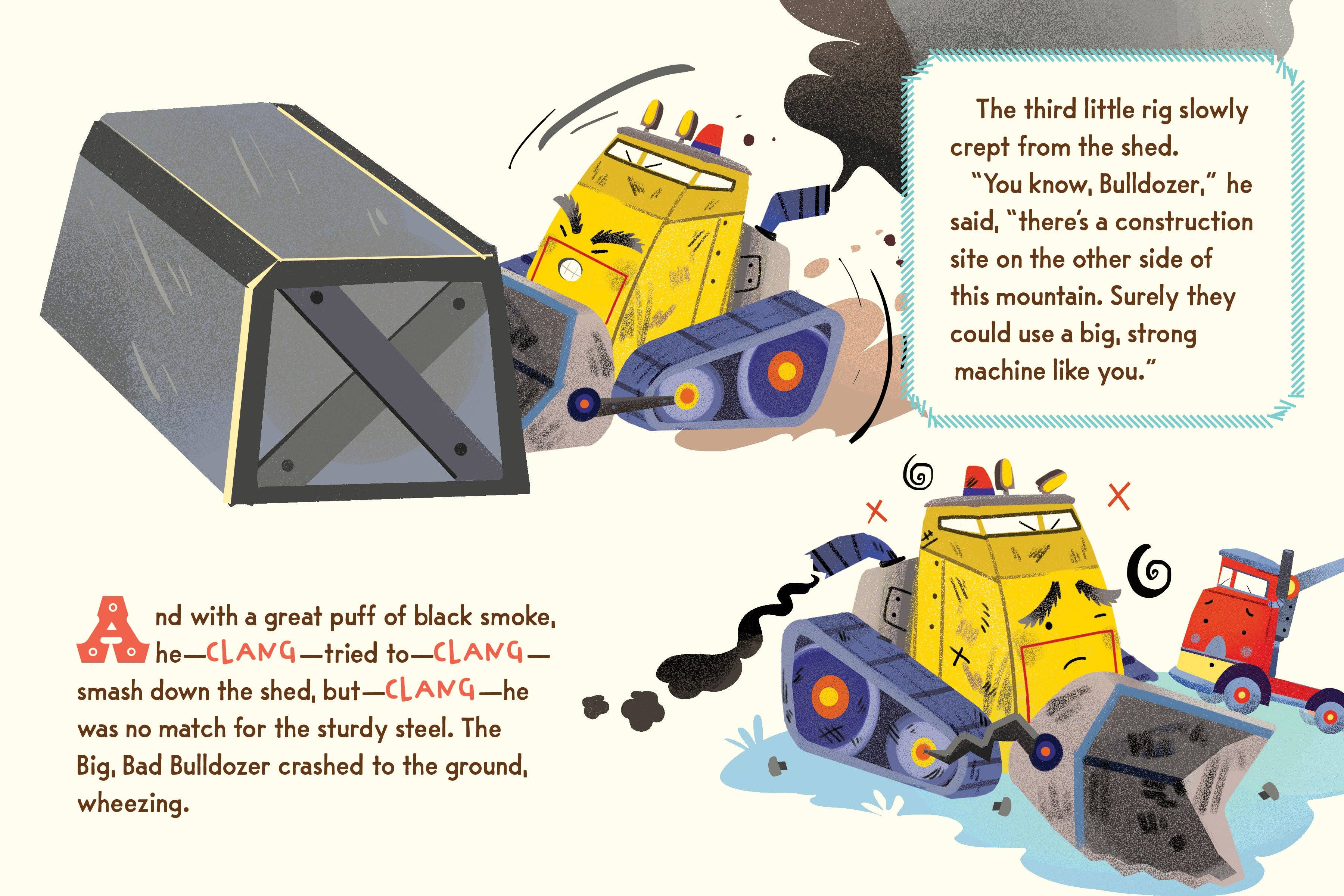 Bushel & Peck Books - Wholesale Preschool Book (3-5) - Truck Tales: The Three Little Rigs and the Big Bad Bulldozer11