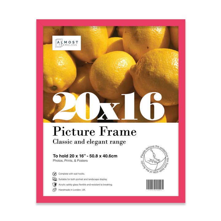 Bright Pink 20x16 Picture Frame for wholesale by WholesaleFrames.co.uk