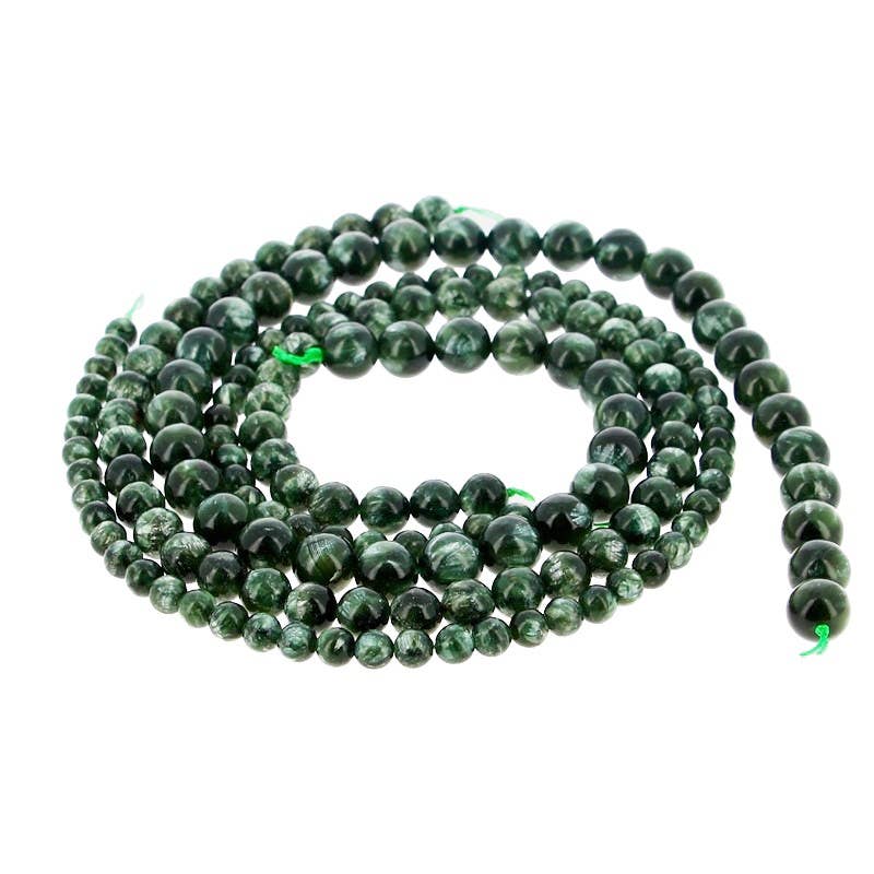 Artisans de Madagascar - Wholesale Beads - Seraphinite EXTRA single beads0