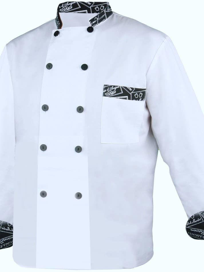 Chef jacket wines 1084 for wholesale by Confecciones J. Garcia