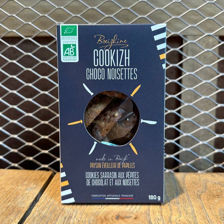 CHOCOLATE CHIP AND HAZELNUT COOKIZH for wholesale by BREIZHINE