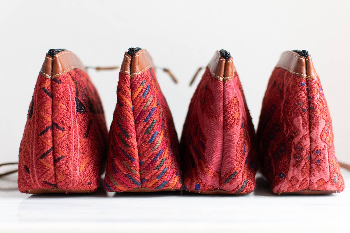 Red SALE - Woven Wristlet Crossbody Purse for wholesale on Faire1