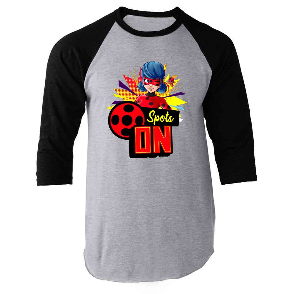 Pop Threads - Wholesale Screen Printed T-Shirt - Kids - Miraculous Ladybug and Cat Noir Merch Spots On Unisex Tee3