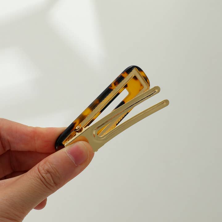 Assorted Gemma Core | Printed Barrette Hair Clip (Set of 2) for wholesale on Faire