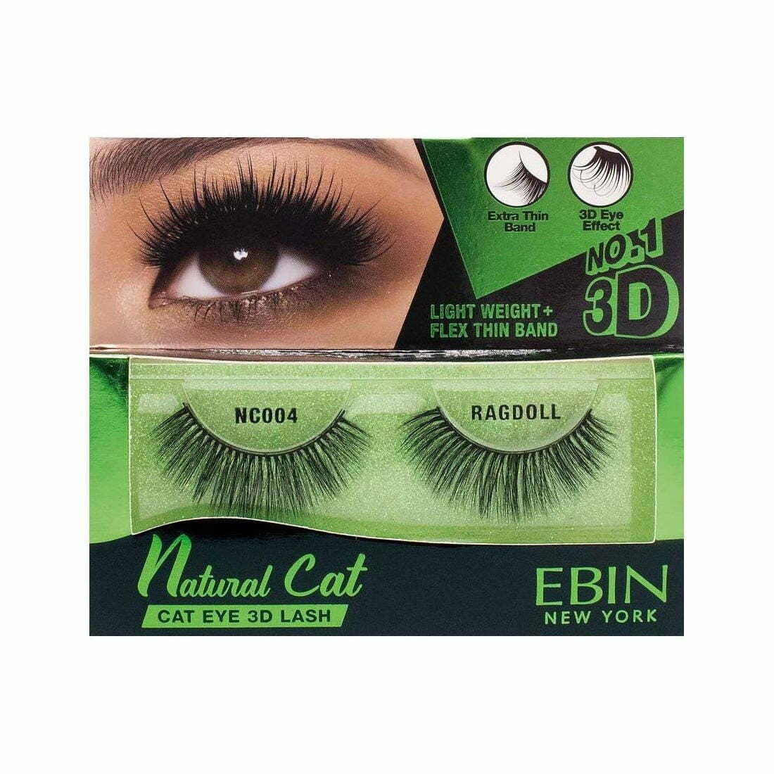 Diacly - Vente Faux cils - Ebin New York Cils de chat naturels 3D0