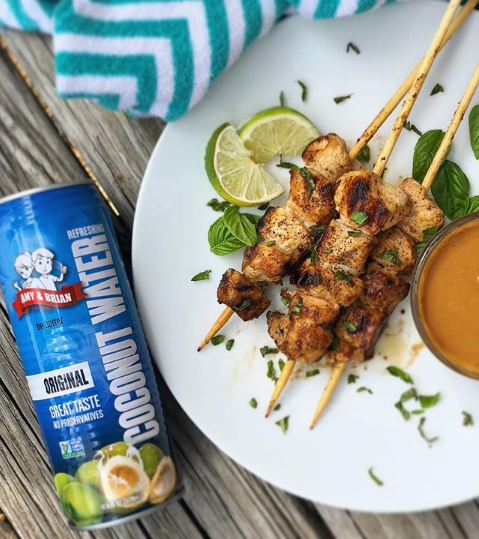 Amy & Brian - Wholesale Flavored/Infused Water (Non-Carbonated) - Amy & Brian Premium Coconut Water, Original -  17.5 Fl Oz8