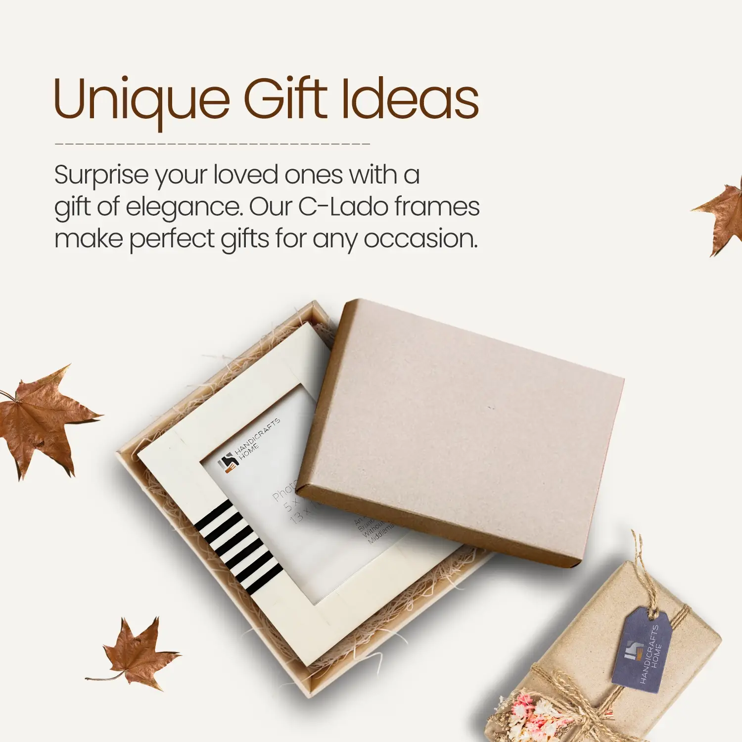 Handicrafts Home – Engroshandel Billedramme – Fremstillet efter ordre Kontur Lado Billedramme, 2 størrelser6