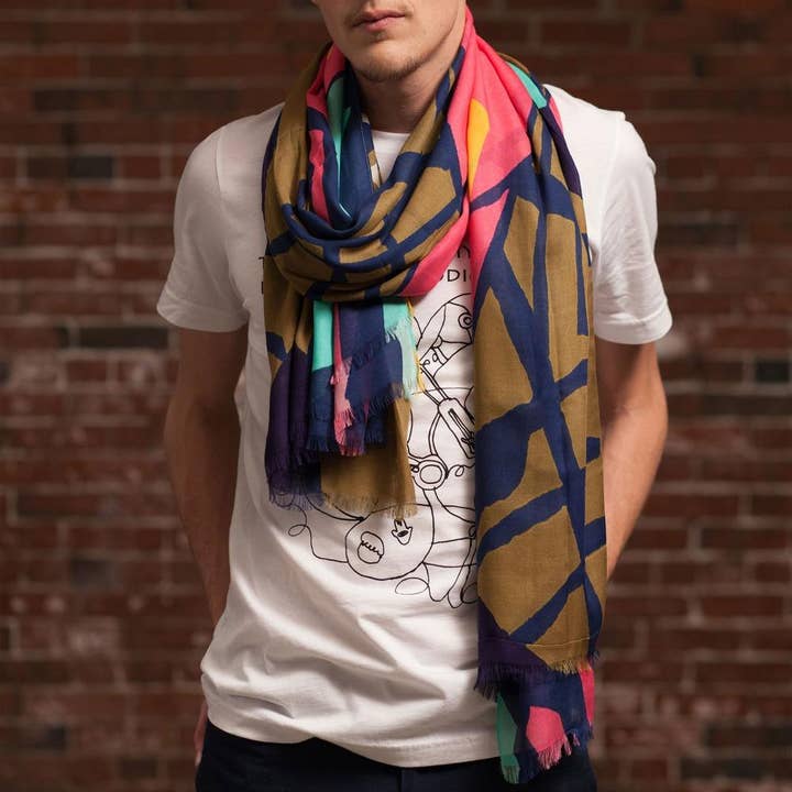 Djenne Foudre Rose Grande Arte por atacado de Zainab Sumu Primitive Modern