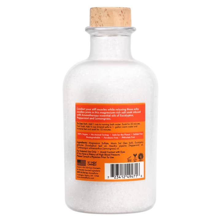 Aromafloria Essentials - Wholesale Bath Salts - Muscle Soak Recover Mineral Salt